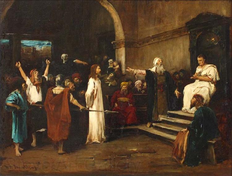 unknow artist Le Christ devant Pilate Spain oil painting art